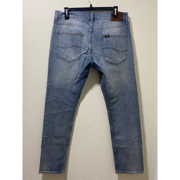 Lee Modern Series Slim Fit Tapered Leg Jeans Mens 32x30 Blue - Picture 7 of 13